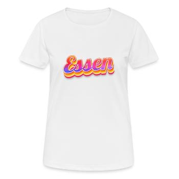 Essenerin Essener Essen - Frauen T-Shirt atmungsaktiv - Weiß - Vorne - AI Model Female 172 dark (172cm)