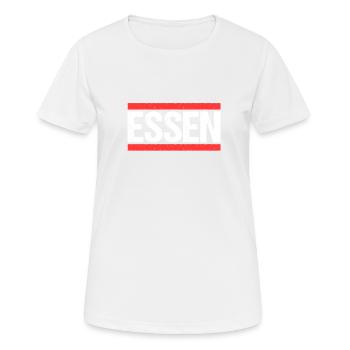 Essenerin Essener Essen - Frauen T-Shirt atmungsaktiv - Weiß - Vorne - AI Model Female 172 dark (172cm)