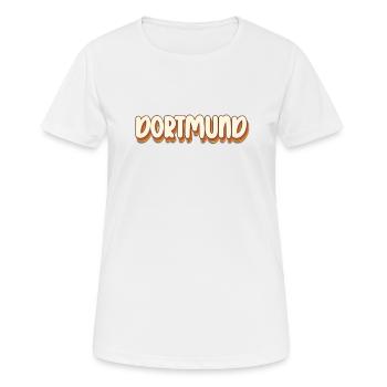 Dortmunderin Dortmunder Dortmund - T-shirt respirant Femme - blanc - Devant - AI Model Female 172 dark (172cm)