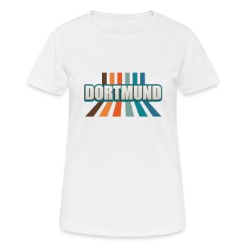 Dortmunderin Dortmunder Dortmund - T-shirt respirant Femme - blanc - Devant - AI Model Female 172 dark (172cm)