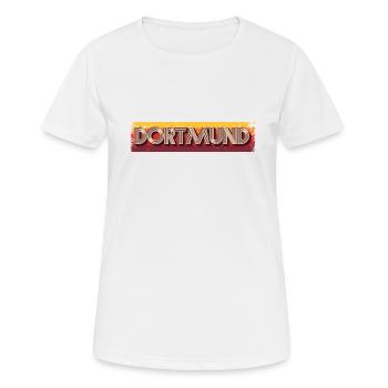 Dortmunderin Dortmunder Dortmund - T-shirt respirant Femme - blanc - Devant - AI Model Female 172 dark (172cm)