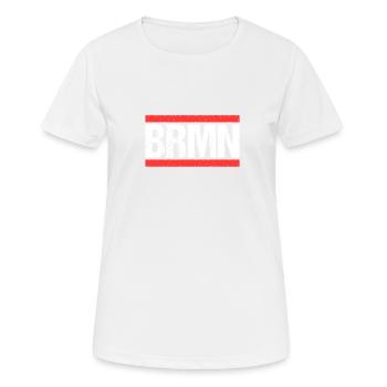 Bremerin Bremer Bremen - Frauen T-Shirt atmungsaktiv - Weiß - Vorne - AI Model Female 172 dark (172cm)