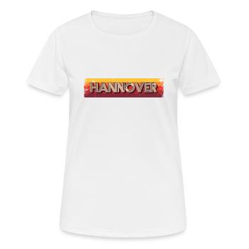 Hannoveranerin Hannoveraner Hannover - Frauen T-Shirt atmungsaktiv - Weiß - Vorne - AI Model Female 172 dark (172cm)