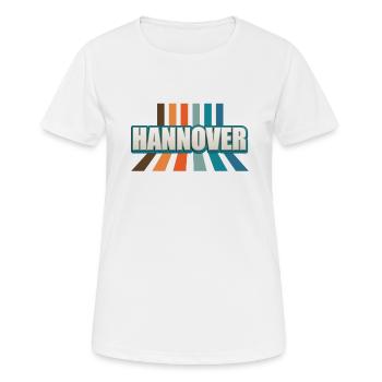 Hannoveranerin Hannoveraner Hannover - Frauen T-Shirt atmungsaktiv - Weiß - Vorne - AI Model Female 172 dark (172cm)