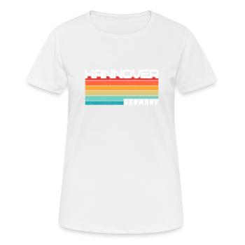Hannoveranerin Hannoveraner Hannover - Frauen T-Shirt atmungsaktiv - Weiß - Vorne - AI Model Female 172 dark (172cm)