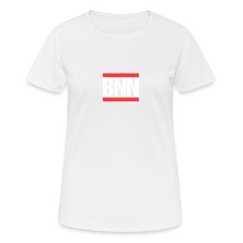 Bonnerin Bonner Bonn - Frauen T-Shirt atmungsaktiv - Weiß - Vorne - AI Model Female 172 dark (172cm)