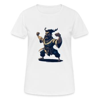 Jew Jitsu Hilarious Jiu Jitsu Pun Martial Arts - Frauen T-Shirt atmungsaktiv - Weiß - Vorne - AI Model Female 172 dark (172cm)