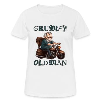 VIEIL HOMME GRINCHEUX - T-shirt respirant Femme - blanc - Devant - AI Model Female 172 dark (172cm)