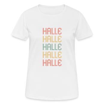 Halleserin Halleser Halle - Women's Breathable T-Shirt - white - Front - AI Model Female 172 dark (172cm)