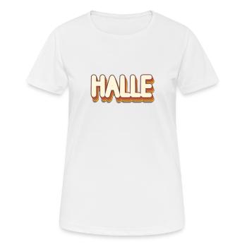 Halleserin Halleser Halle - Women's Breathable T-Shirt - white - Front - AI Model Female 172 dark (172cm)