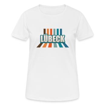 Lübeckerin Lübecker Lübeck - T-shirt respirant Femme - blanc - Devant - AI Model Female 172 dark (172cm)