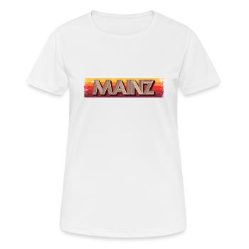 Mainzerin Mainzer Mainz - Frauen T-Shirt atmungsaktiv - Weiß - Vorne - AI Model Female 172 dark (172cm)