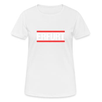 Erfurterin Erfurter Erfurt - Frauen T-Shirt atmungsaktiv - Weiß - Vorne - AI Model Female 172 dark (172cm)