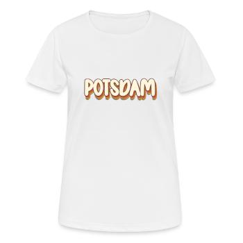 Potsdamer, Potsdamer Potsdam - T-shirt respirant Femme - blanc - Devant - AI Model Female 172 dark (172cm)
