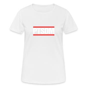 Potsdamerin Potsdamer Potsdam - Frauen T-Shirt atmungsaktiv - Weiß - Vorne - AI Model Female 172 dark (172cm)