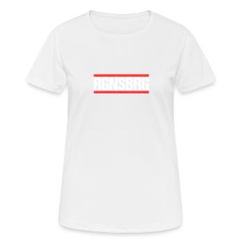 Regensburgerin Regensburger Regensburg - Frauen T-Shirt atmungsaktiv - Weiß - Vorne - AI Model Female 172 dark (172cm)