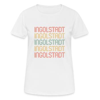 Résident d’Ingolstadt Ingolstadt - T-shirt respirant Femme - blanc - Devant - AI Model Female 172 dark (172cm)