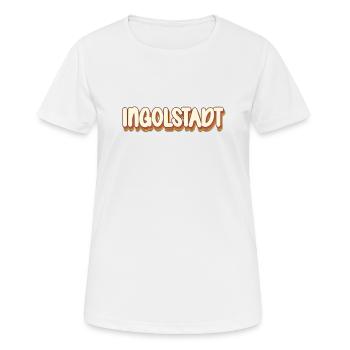 Résident d’Ingolstadt Ingolstadt - T-shirt respirant Femme - blanc - Devant - AI Model Female 172 dark (172cm)