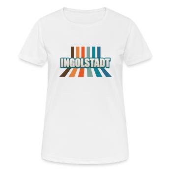 Résident d’Ingolstadt Ingolstadt - T-shirt respirant Femme - blanc - Devant - AI Model Female 172 dark (172cm)