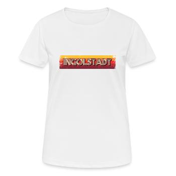 Résident d’Ingolstadt Ingolstadt - T-shirt respirant Femme - blanc - Devant - AI Model Female 172 dark (172cm)