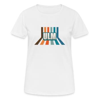Ulmerin Ulmer Ulm - Frauen T-Shirt atmungsaktiv - Weiß - Vorne - AI Model Female 172 dark (172cm)