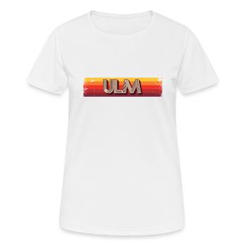 Ulmerin Ulmer Ulm - Frauen T-Shirt atmungsaktiv - Weiß - Vorne - AI Model Female 172 dark (172cm)
