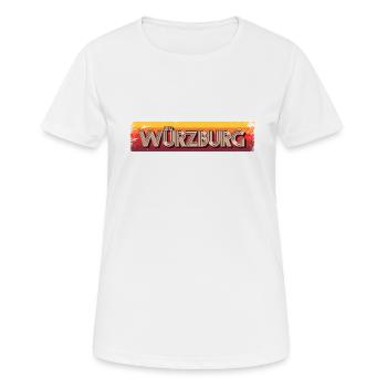 Würzburgerin Würzburger Würzburg - Women's Breathable T-Shirt - white - Front - AI Model Female 172 dark (172cm)