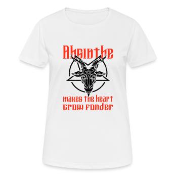 Satan Beelzebub Teufel Gothic Pentagram Mystisch - Frauen T-Shirt atmungsaktiv - Weiß - Vorne - AI Model Female 172 dark (172cm)