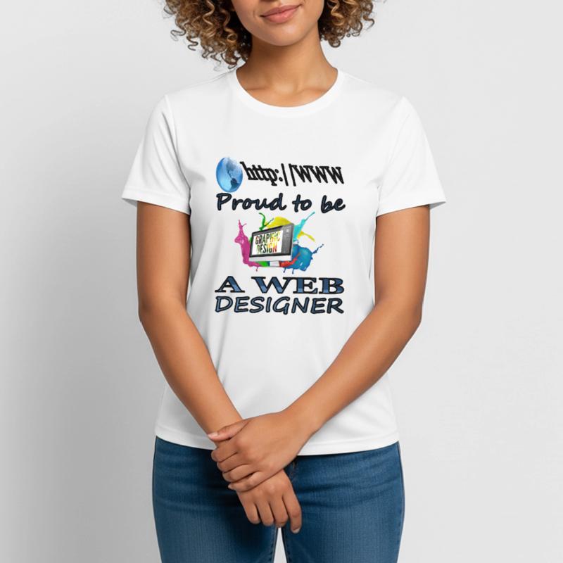 I'm a web designer web developer gift idea Women's Breathable T-Shirt