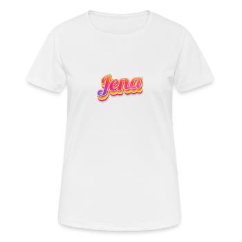 Jenaerin Jenaer Jena - T-shirt respirant Femme - blanc - Devant - AI Model Female 172 dark (172cm)