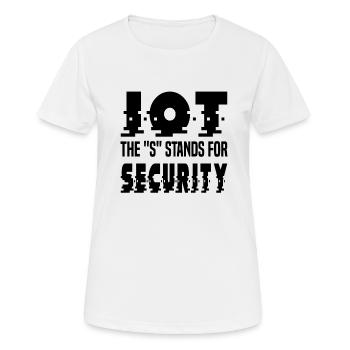 Internet Of Things IOT Programmierer Admin IT - Frauen T-Shirt atmungsaktiv - Weiß - Vorne - AI Model Female 172 dark (172cm)