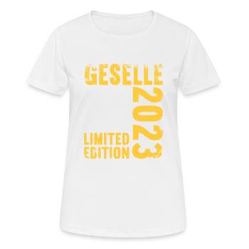 Geselle Gesellenprüfung bestanden Gesellen - Frauen T-Shirt atmungsaktiv - Weiß - Vorne - AI Model Female 172 dark (172cm)