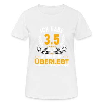 Geselle Gesellenprüfung bestanden Gesellen - Frauen T-Shirt atmungsaktiv - Weiß - Vorne - AI Model Female 172 dark (172cm)