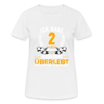Geselle Gesellenprüfung bestanden Gesellen - Frauen T-Shirt atmungsaktiv - Weiß - Vorne - AI Model Female 172 dark (172cm)