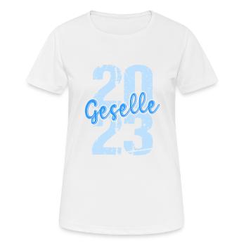 Geselle Gesellenprüfung bestanden Gesellen - Frauen T-Shirt atmungsaktiv - Weiß - Vorne - AI Model Female 172 dark (172cm)