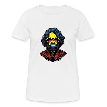 Le communisme a quitté le marxisme Karl Marx - T-shirt respirant Femme - blanc - Devant - AI Model Female 172 dark (172cm)