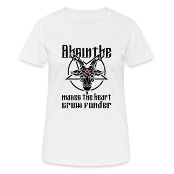 Satan Beelzebub Teufel Gothic Pentagram Mystisch - Frauen T-Shirt atmungsaktiv - Weiß - Vorne - AI Model Female 172 dark (172cm)