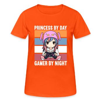 Gaming Console PC Gamer Girl Gamer Girl - Women's Breathable T-Shirt - neon orange - Front - AI Model Female 172 dark (172cm)