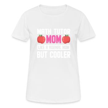 Tuteur Cadeau Tuteur - T-shirt respirant Femme - blanc - Devant - AI Model Female 172 dark (172cm)