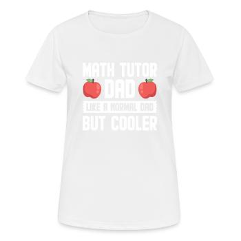 Tuteur Cadeau Tuteur - T-shirt respirant Femme - blanc - Devant - AI Model Female 172 dark (172cm)
