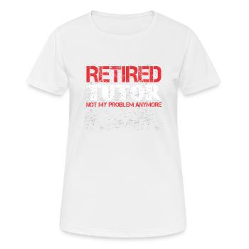 Tuteur Cadeau Tuteur - T-shirt respirant Femme - blanc - Devant - AI Model Female 172 dark (172cm)