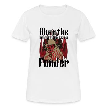 Satan Beelzebub Teufel Gothic Pentagram Mystisch - Frauen T-Shirt atmungsaktiv - Weiß - Vorne - AI Model Female 172 dark (172cm)