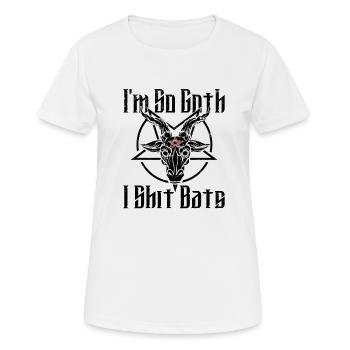Satan Beelzebub Teufel Gothic Pentagram Mystisch - Frauen T-Shirt atmungsaktiv - Weiß - Vorne - AI Model Female 172 dark (172cm)