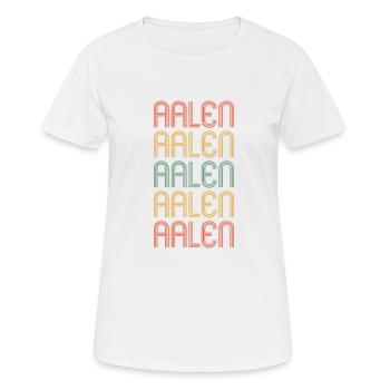 Aalenerin Aalener Aalen - T-shirt respirant Femme - blanc - Devant - AI Model Female 172 dark (172cm)