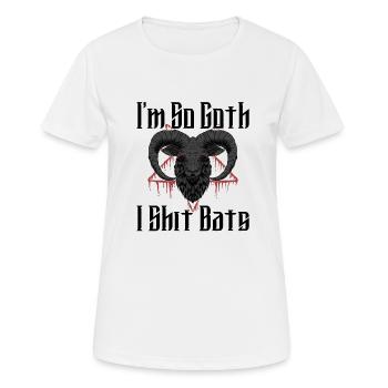 Satan Beelzebub Teufel Gothic Pentagram Mystisch - Frauen T-Shirt atmungsaktiv - Weiß - Vorne - AI Model Female 172 dark (172cm)