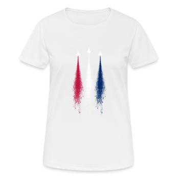 Patriotic 4th Of July - Women's Breathable T-Shirt - white - Front - AI Model Female 172 dark (172cm)