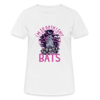 Satan Beelzebub Teufel Gothic Pentagram Mystisch - Frauen T-Shirt atmungsaktiv - Weiß - Vorne - AI Model Female 172 dark (172cm)