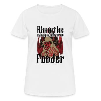 Satan Beelzebub Teufel Gothic Pentagram Mystisch - Frauen T-Shirt atmungsaktiv - Weiß - Vorne - AI Model Female 172 dark (172cm)