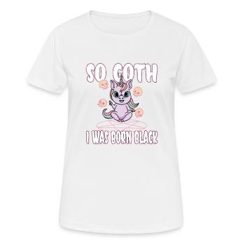 Satan Beelzebub Teufel Gothic Pentagram Mystisch - Frauen T-Shirt atmungsaktiv - Weiß - Vorne - AI Model Female 172 dark (172cm)