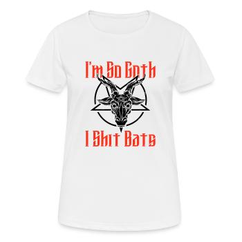 Satan Beelzebub Teufel Gothic Pentagram Mystisch - Frauen T-Shirt atmungsaktiv - Weiß - Vorne - AI Model Female 172 dark (172cm)